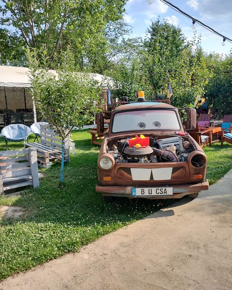 Bucșa, Trabantul-mascotă cu braț și cârlig funcționale